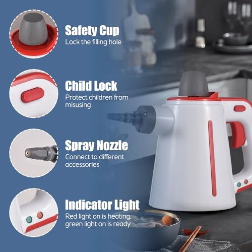 Handheld Steam Cleaner - 3 bar 350ml