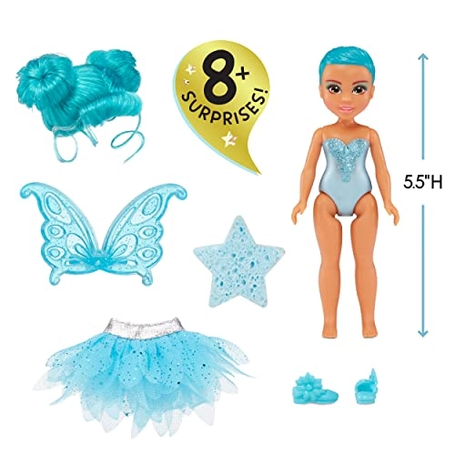 DreamBella Fairy Doll - 5.5"/14cm Colour Change Teal Hair Ages 3+