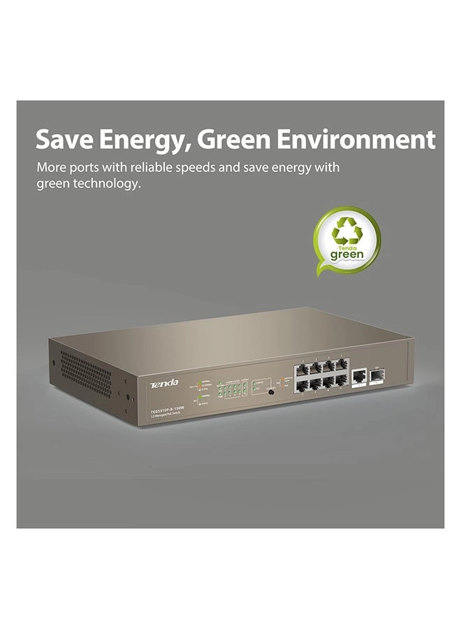TEG5310P-8-150W 10-ports