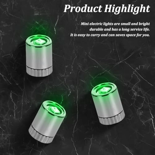 Mini LED Lights - 10 Pcs Green Battery Operated