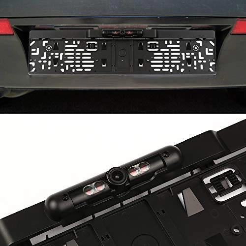 License Plate Frame with Backup Camera - Night vision RCA 420 TVL