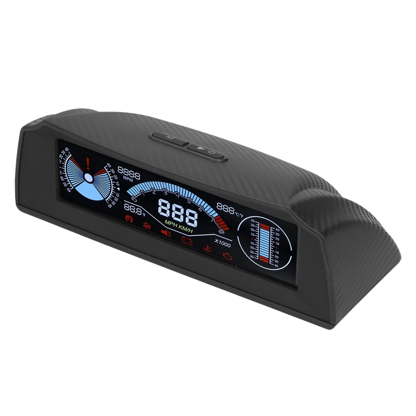 CHICIRIS HUD Display - 10V-30V LCD Color Screen OBD