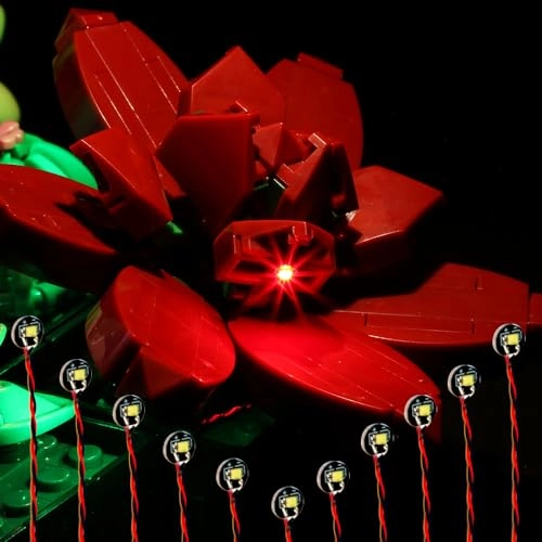 14 Mini LED 1 x 1 Building Block Lighting Set - Red light USB