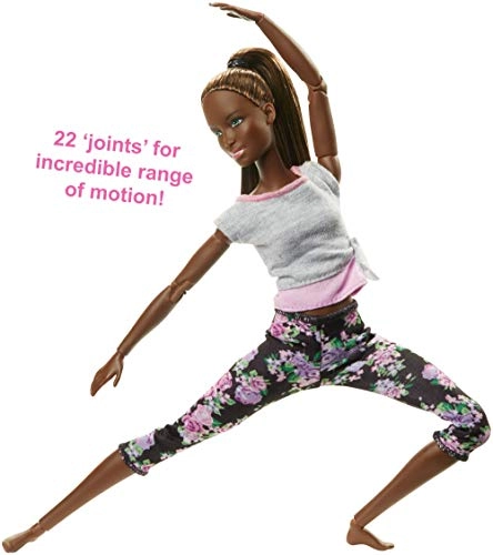 Barbie Made to Move Doll - Multi-Colour 22 joints Ages 3+