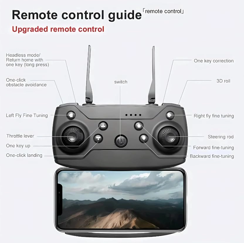 E99 Pro 4K Dual Camera Foldable