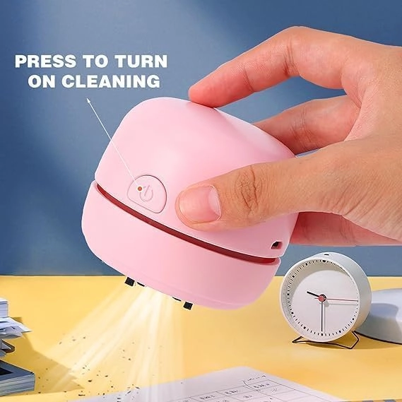 Rechargeable Desktop Table Vacuum Cleaner - 1200 mAh