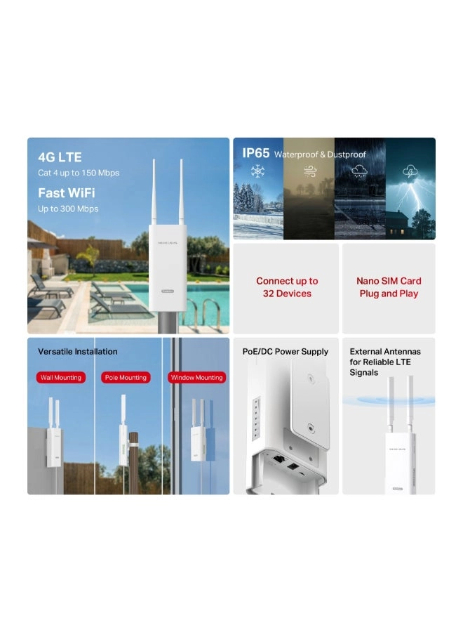 MB118-4G - 150/50 Mbps N300