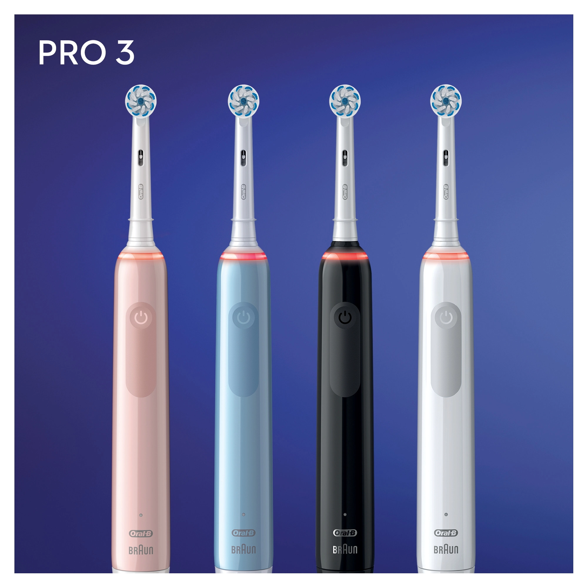 Electric toothbrush - Adult Battery Powered Multi-Colour