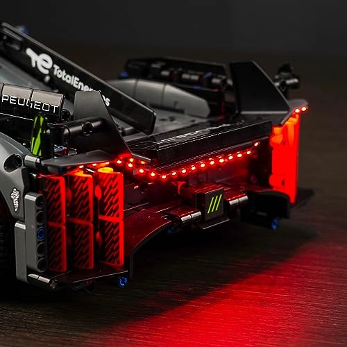 LED Light Set for Lego 42156 - Technic Peugeot 9X8 USB
