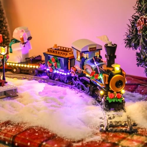 BRIKSMAX 20 Light Kit - Compatible with Lego 10361 Holiday Express Train LED Lighting