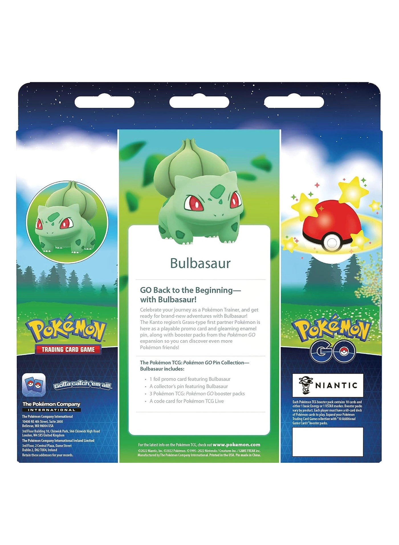 GO Pin Collection - Bulbasaur - 1pcs