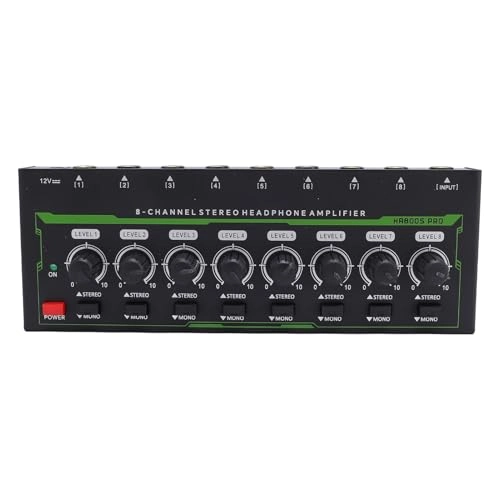 8 Channel Stereo Headphone Amplifier