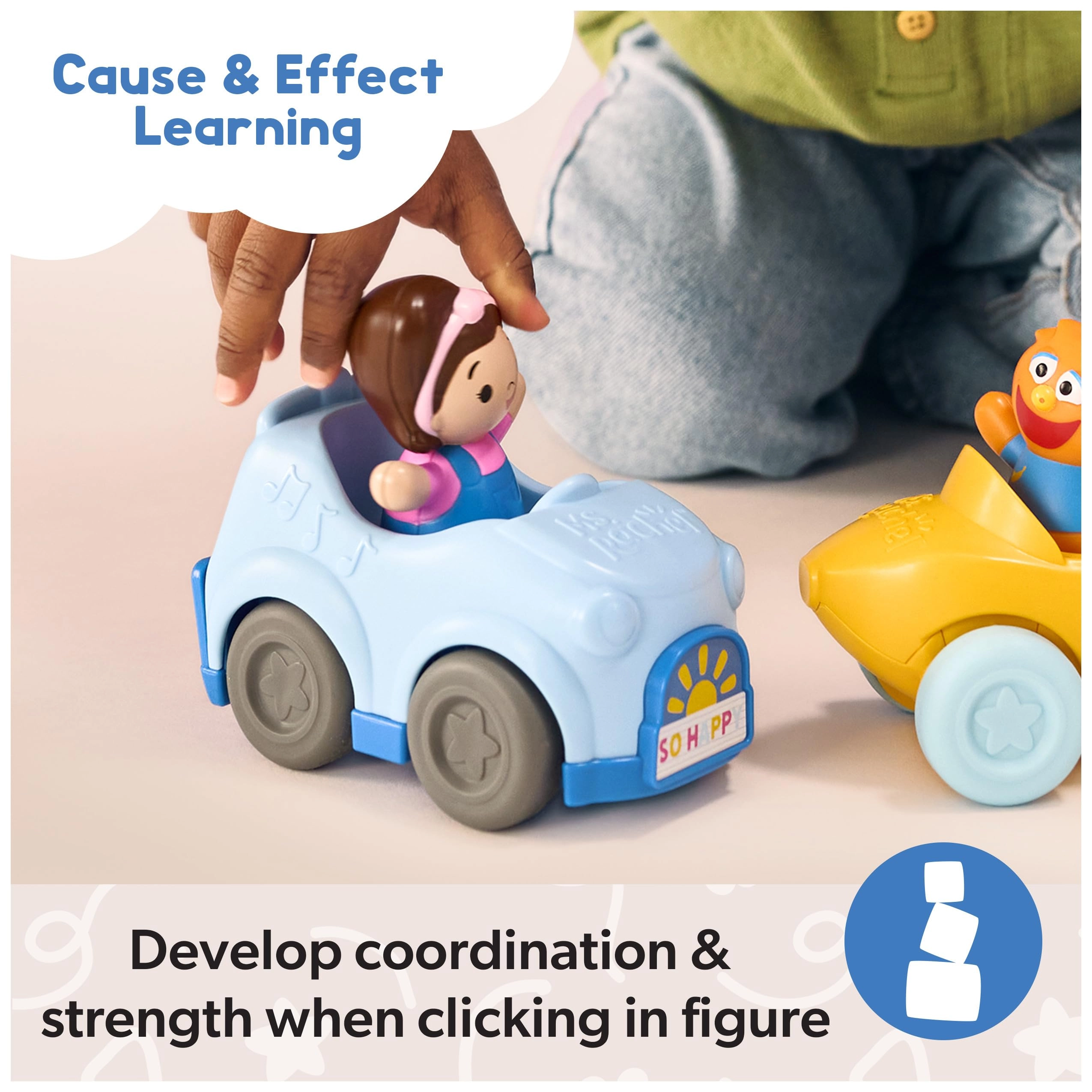 1-2-3 Roll! - Pull Back Car Ages 1-3Y+