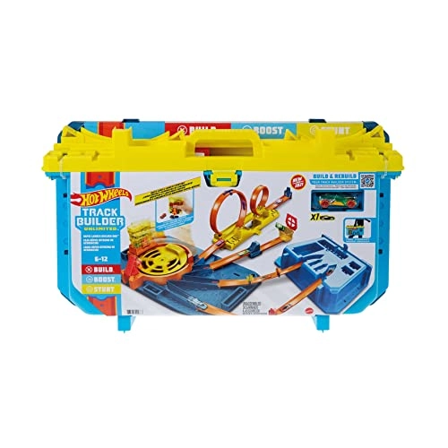 Track Builder Deluxe Stunt Box - Gift Set Ages 6 To 12