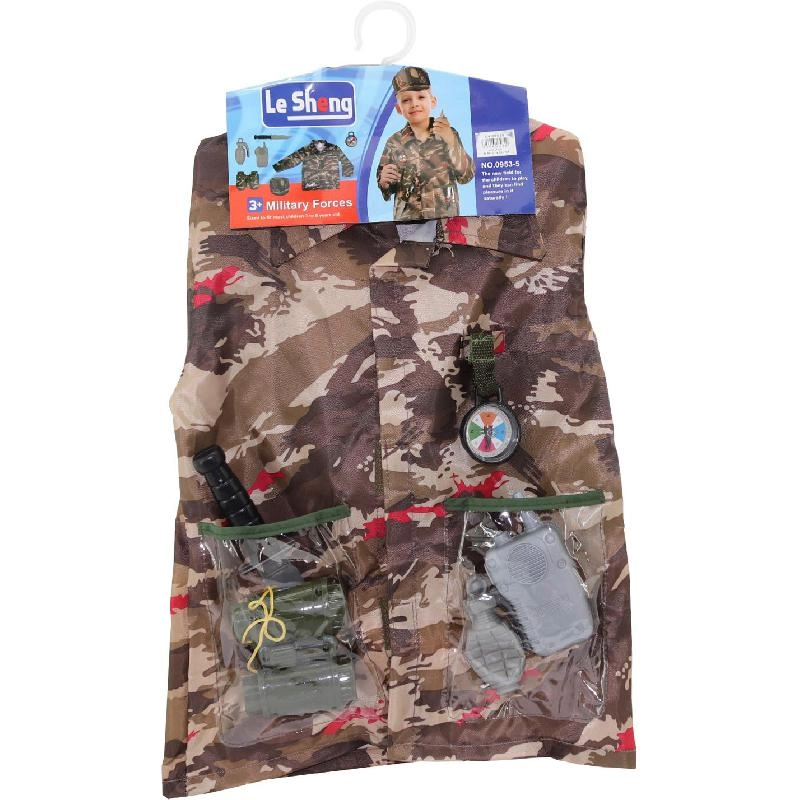 Le Sheng Military Forces Role Play Costume - 7 pcs (09535)