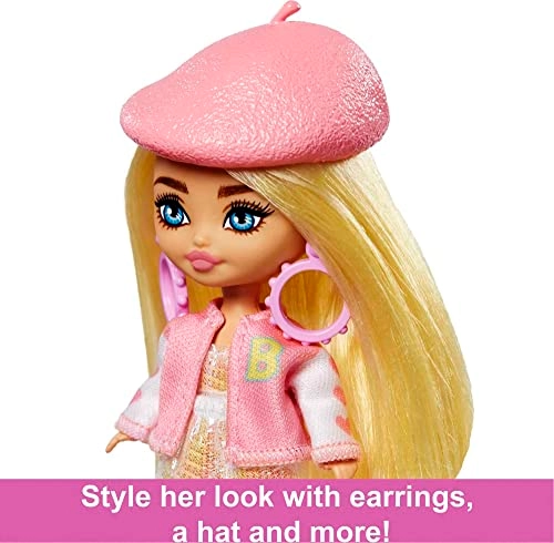 Barbie Extra Mini Minis - 3.25-inch Blond Hair Ages 3+