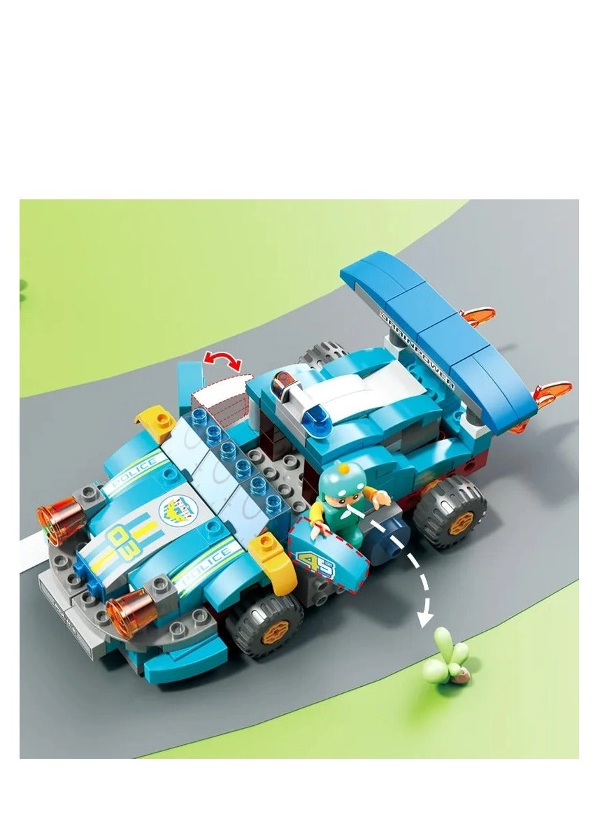 Building Blocks Set - Police 182pcs