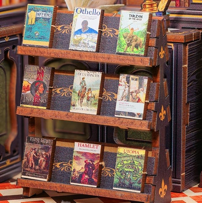 Owl Bookstore - 3D Wooden LED Light