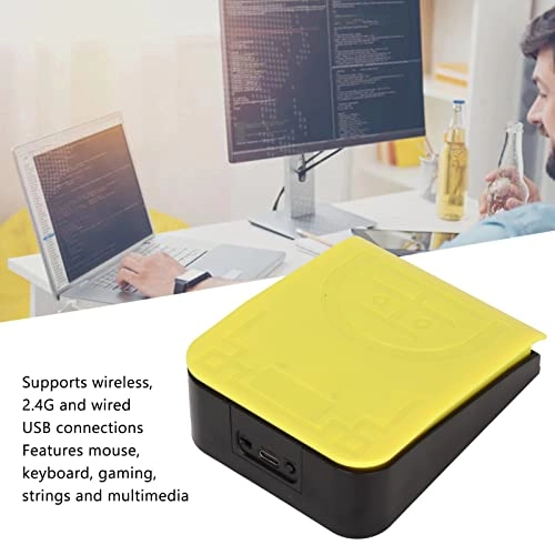 FS17Pro - Single Foot Switch Pedal Wireless BT Wireless 2.4G Wired USB