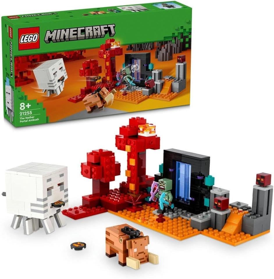 COLOR LAND CHILDRENS TOYS CENTER LLC Minecraft The Nether Portal Ambush (21255)