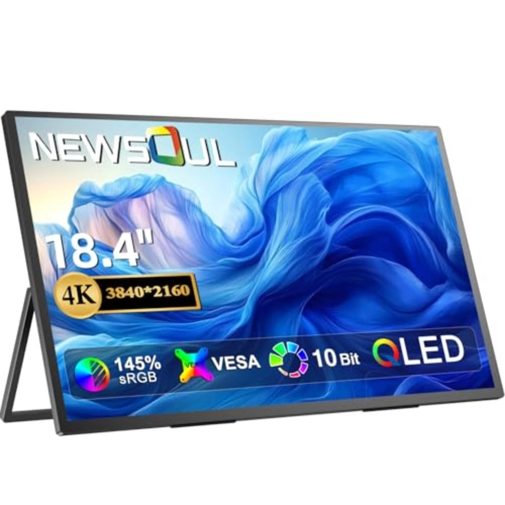 Generic Portable Monitor QLED - 4K UHD 18.4 Inch