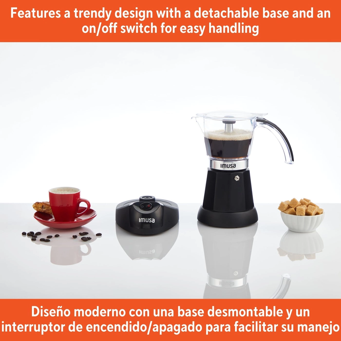 Electric Espresso Maker - 6 or 3cup