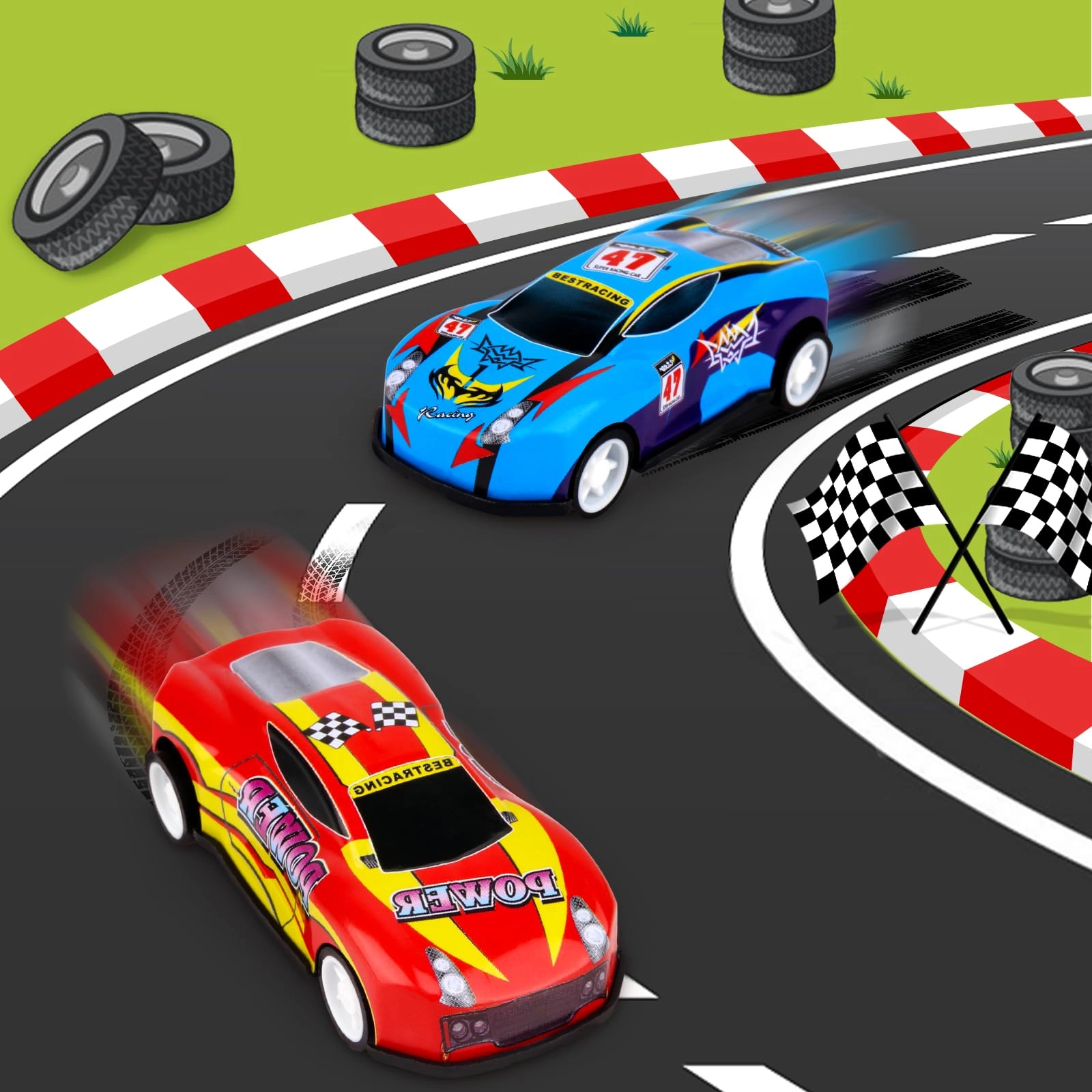 Mini pull back Cars - 28 pcs