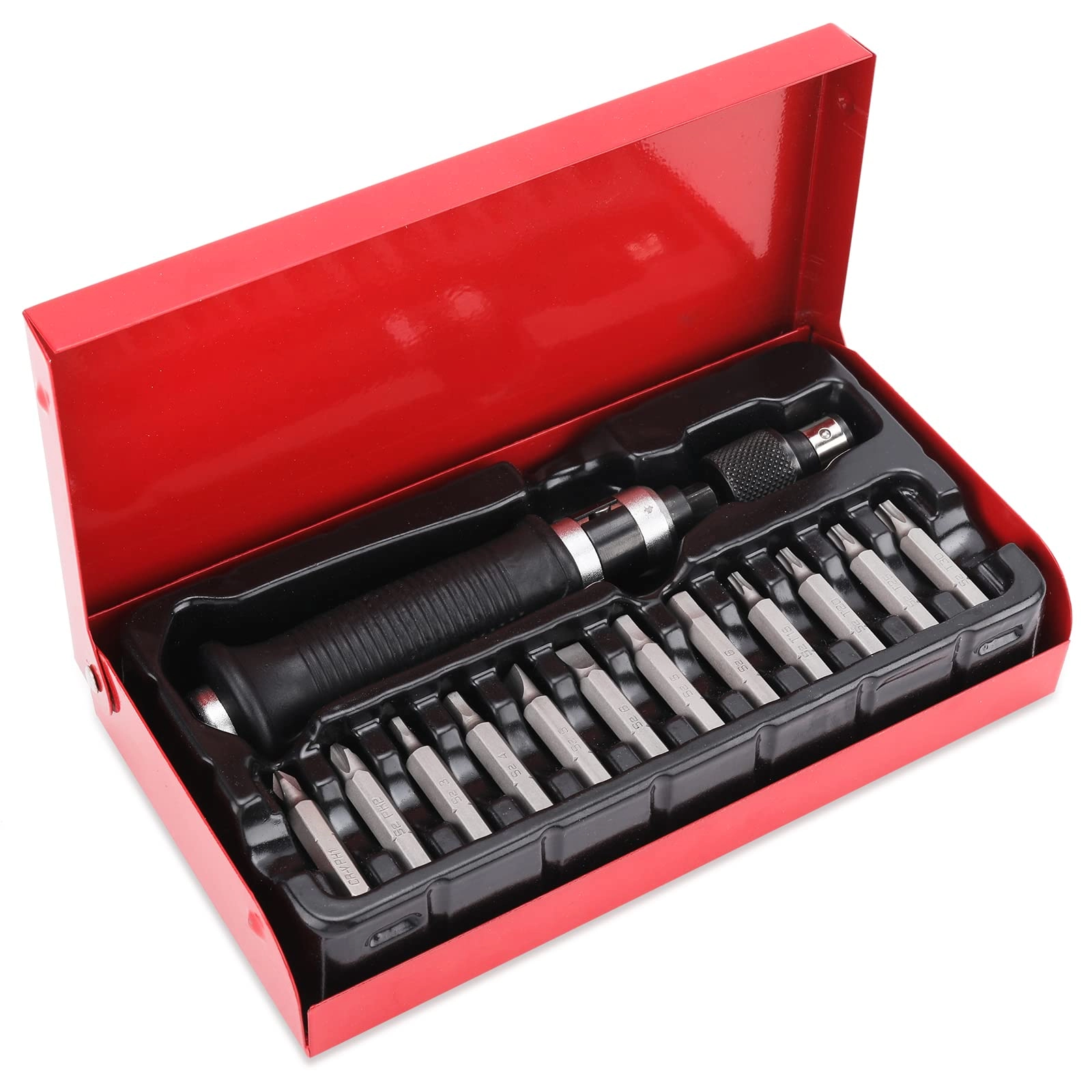 jixinlar Manual Hand Impact Driver Slotted and Phillips Screwdriver Set (14 Pcs)