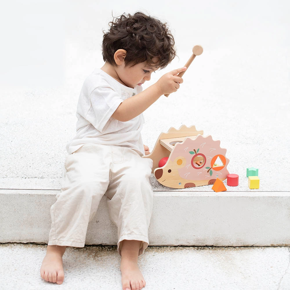 Hedgehog Pounding Bench - Suitable for 10 months and above 9pcs