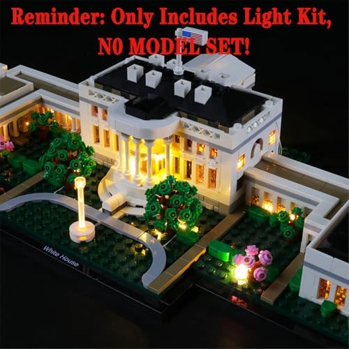 LED Light Set - Compatible with 21054 White Architecture