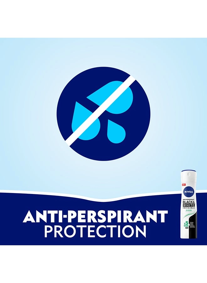 Invisible Black & White Clean - 150 gram