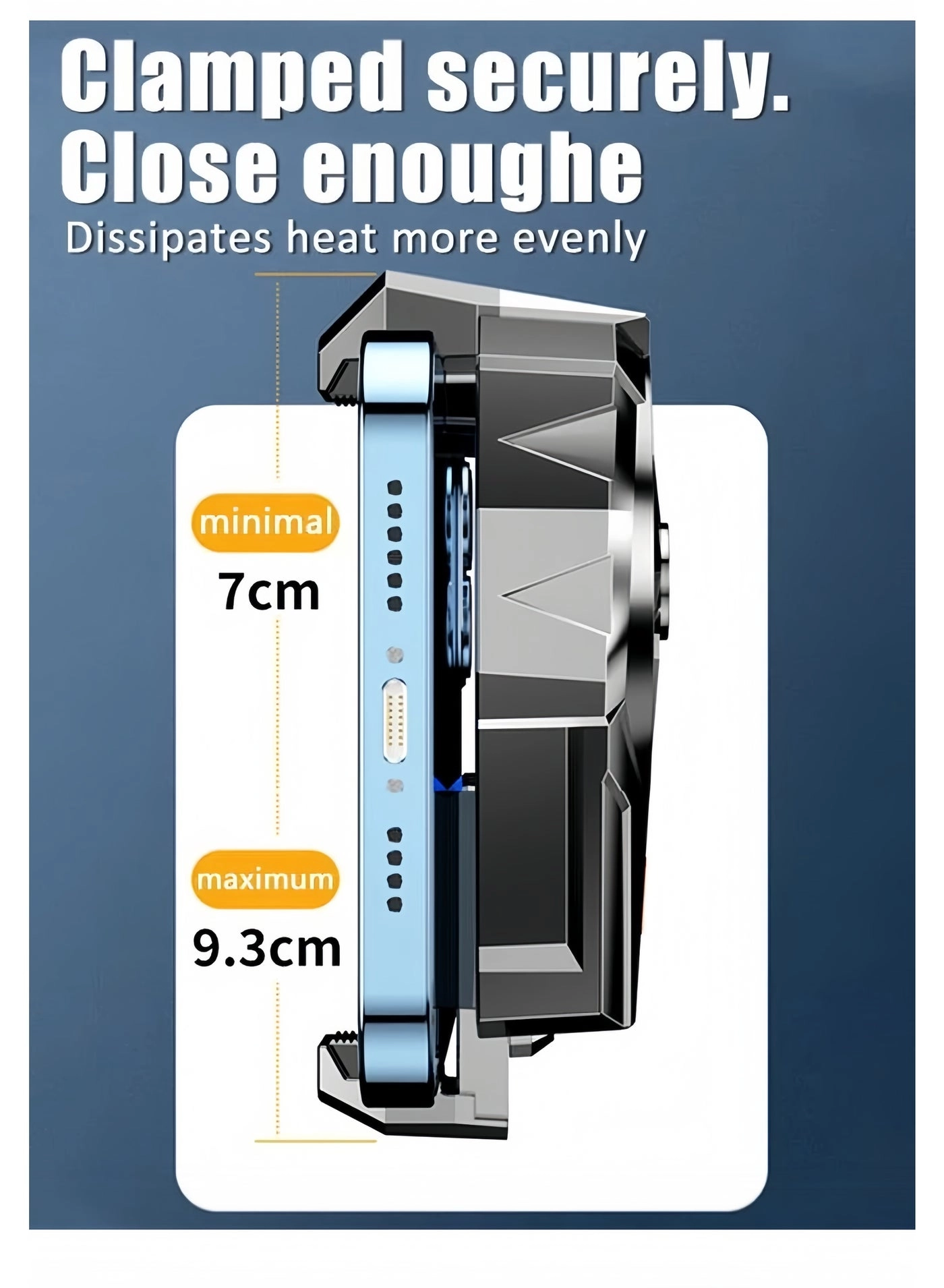 Cell Phone Cooler - USB Rechargeable LED Light