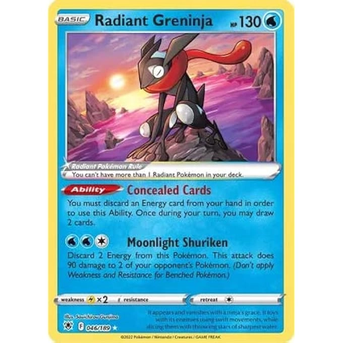 Greninja - 046/189 - Radiant Rare Astral Radiance