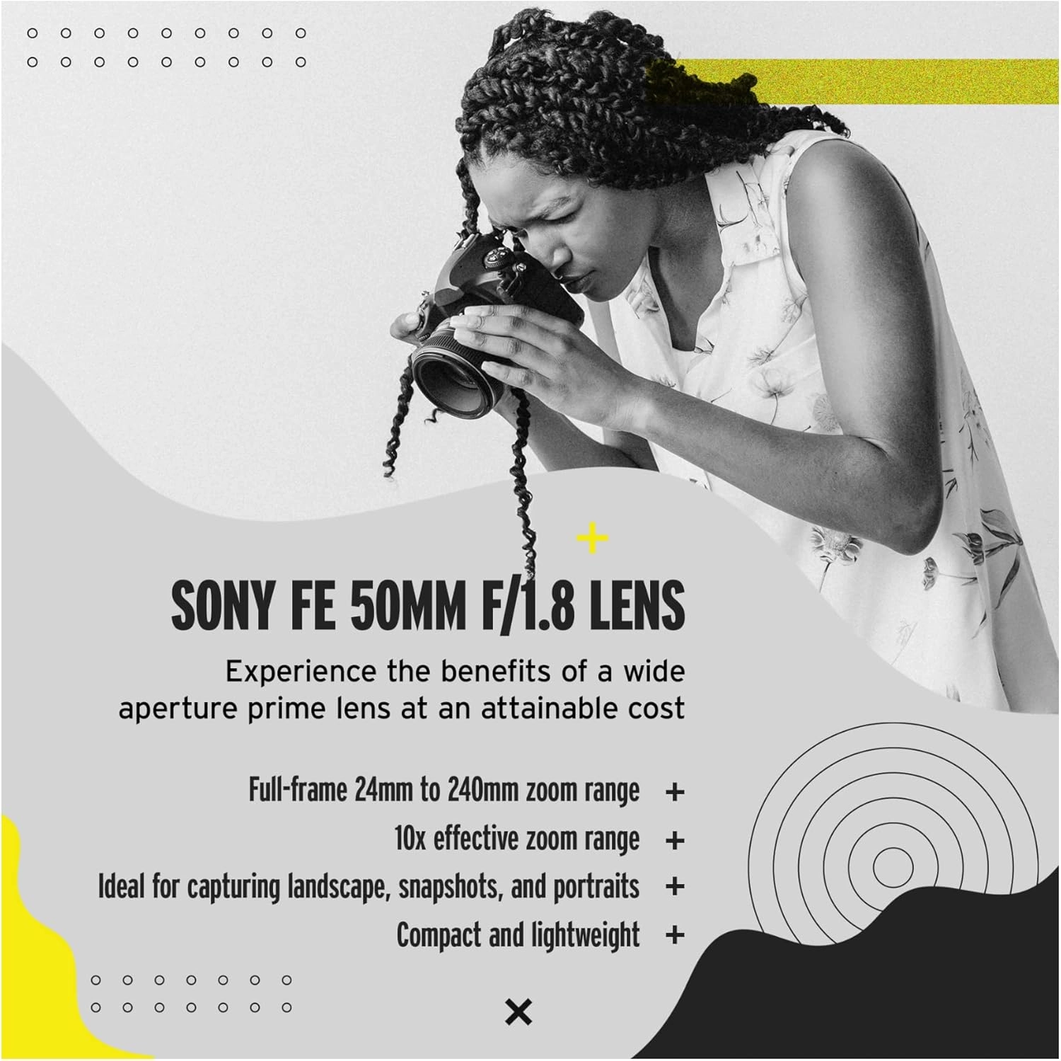 a7 III + FE 50mm f/1.8 + Condenser Microphone + SDXC Memory Card + Hard Case + USB-C to USB-A Cable + Cleaning and Accessory Kit + NP-FZ100 Battery + Photo, Video, and Art Suite v.3.0