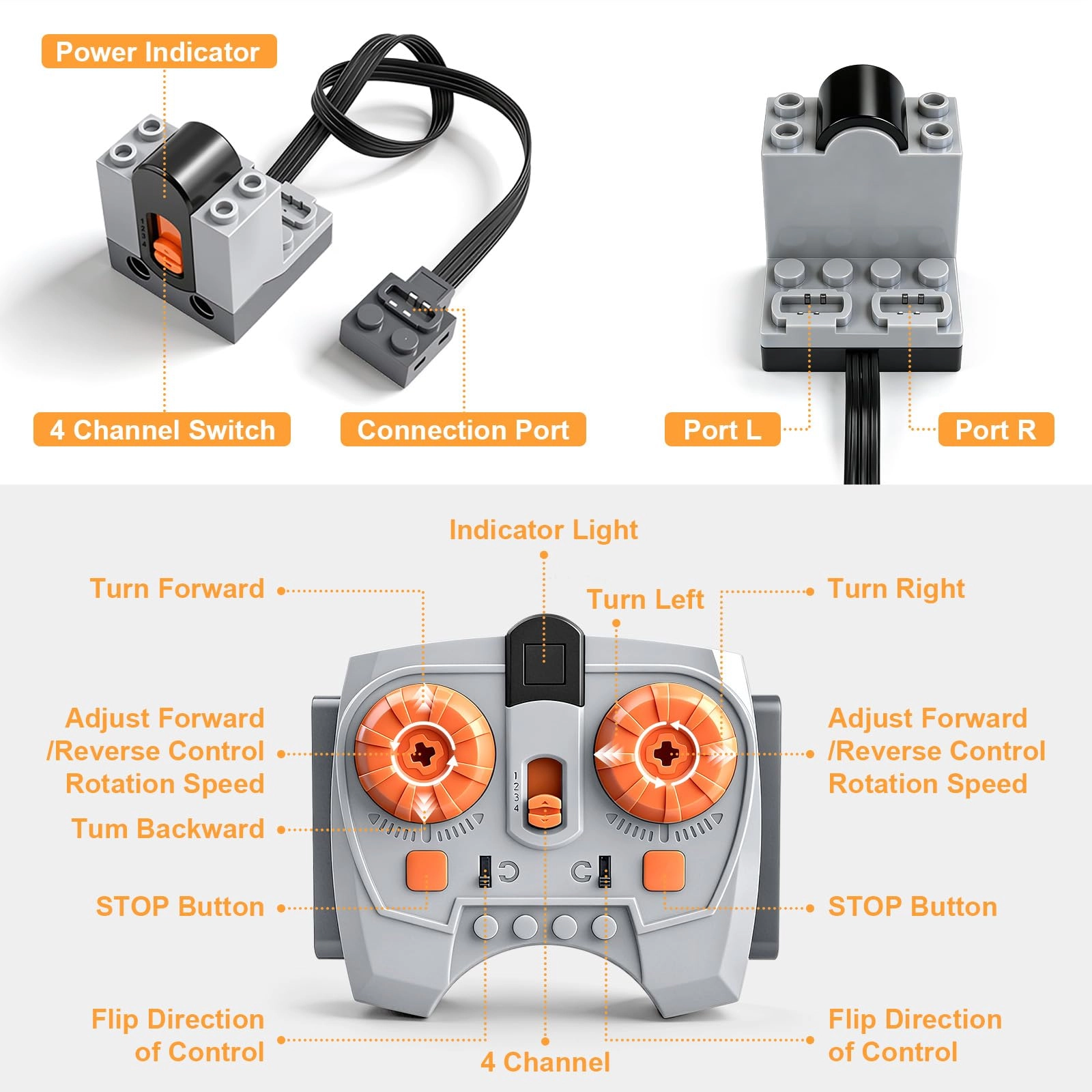 Technic-Motor-Kit - 36 pcs