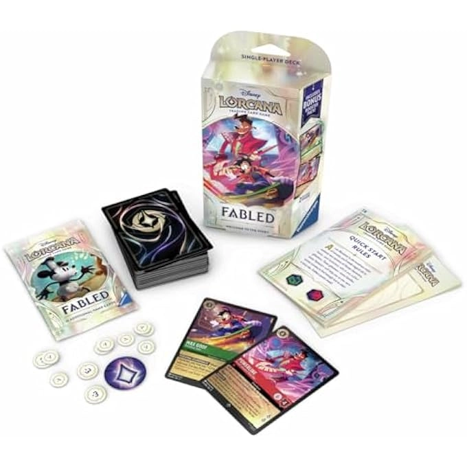Disney Lorcana TCG: Fabled - Single-Player Deck - English 60pcs