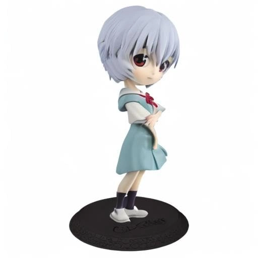 Rei Ayanami - Evangelion Movie Q Posket - Multicolor Base stand included (13.97 cm) (BP35947)