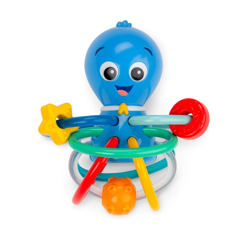 Baby Einstein Opus's Shake And Soothe Teether Toy - 6 rings hidden rattle
