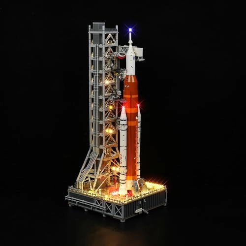 Led Lighting Kit for Lego 10341 Rocket and Launch Pad - Remote Control