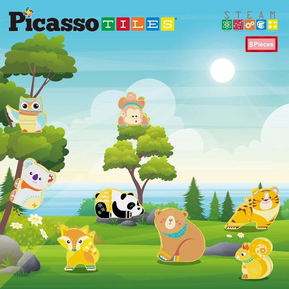 Forest Animal Action Figures - Forest 8pcs