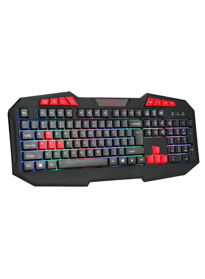 Gaming Mouse + Keyboard - Multicolour + Mousepad