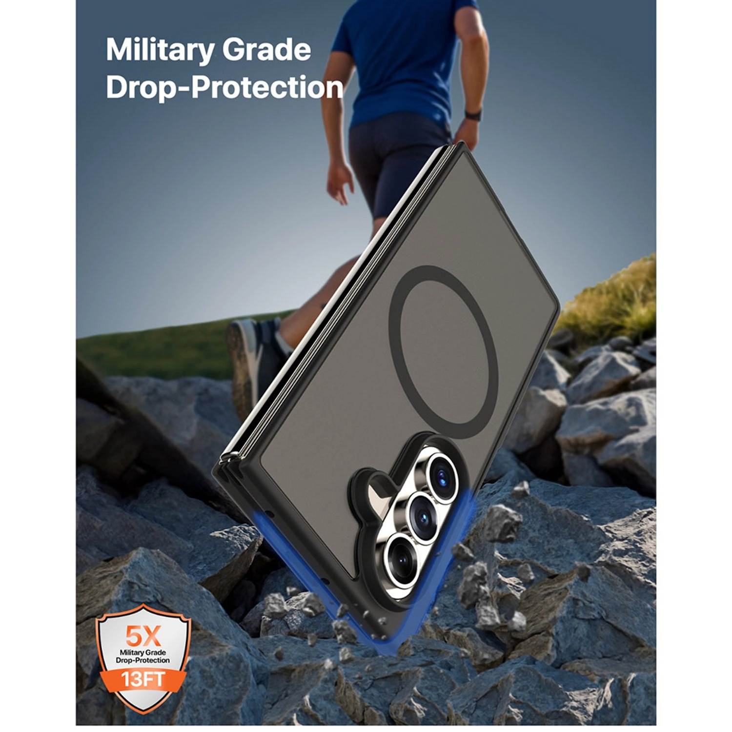 Gleam Hybrid Case with MagSafe for Samsung Galaxy Z Fold7