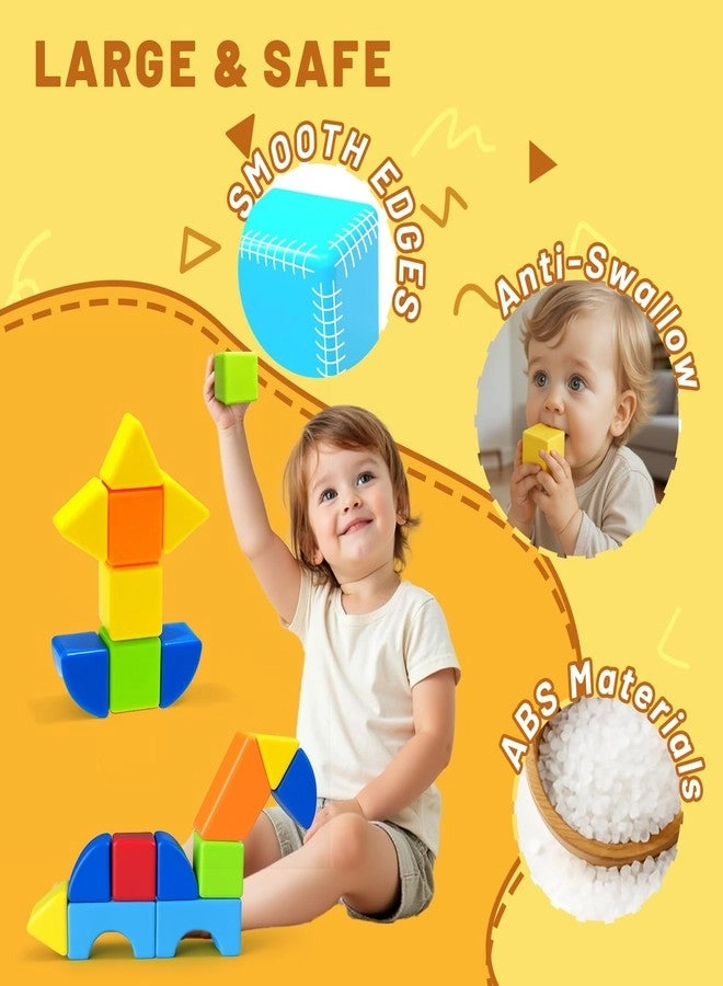 Magnetic Building Blocks - 15 pcs