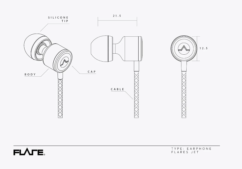 Flares JET 3 Wired Earbud