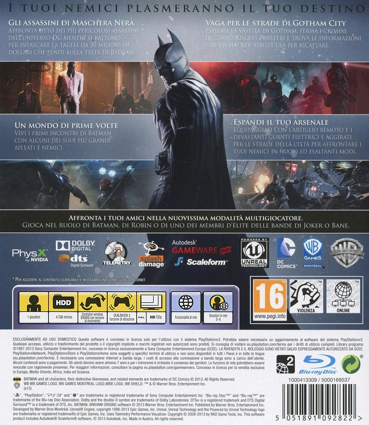 Batman: Arkham Origins - PlayStation 3