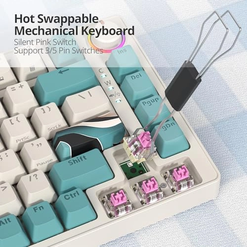 Retro Typewriter Mechanical Keyboard - Wired