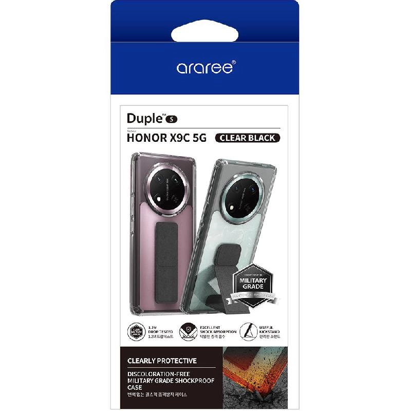 Duple S Back Cover with Stand for Honor X9c 5G