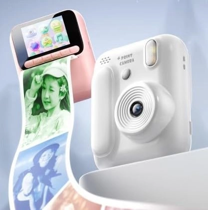 Kids Digital Camera - Instant Thermal Printer 4800W 1080p