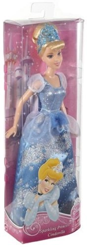 Cinderella Doll - Blue Sparkling Gown