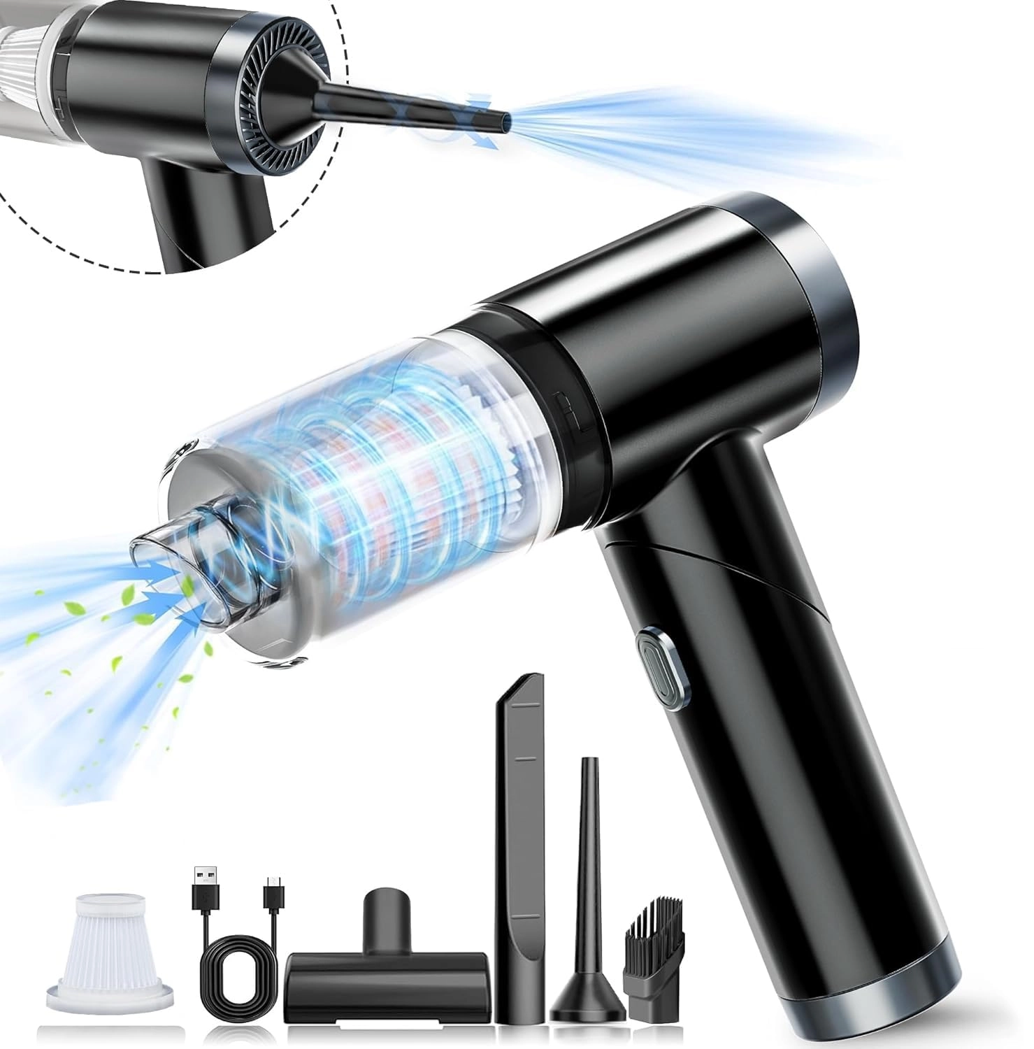 FALAHOM Mini Vacuum Cleaner - 4000mAh